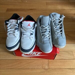 Jordan Kids Sneakers - White and Gray